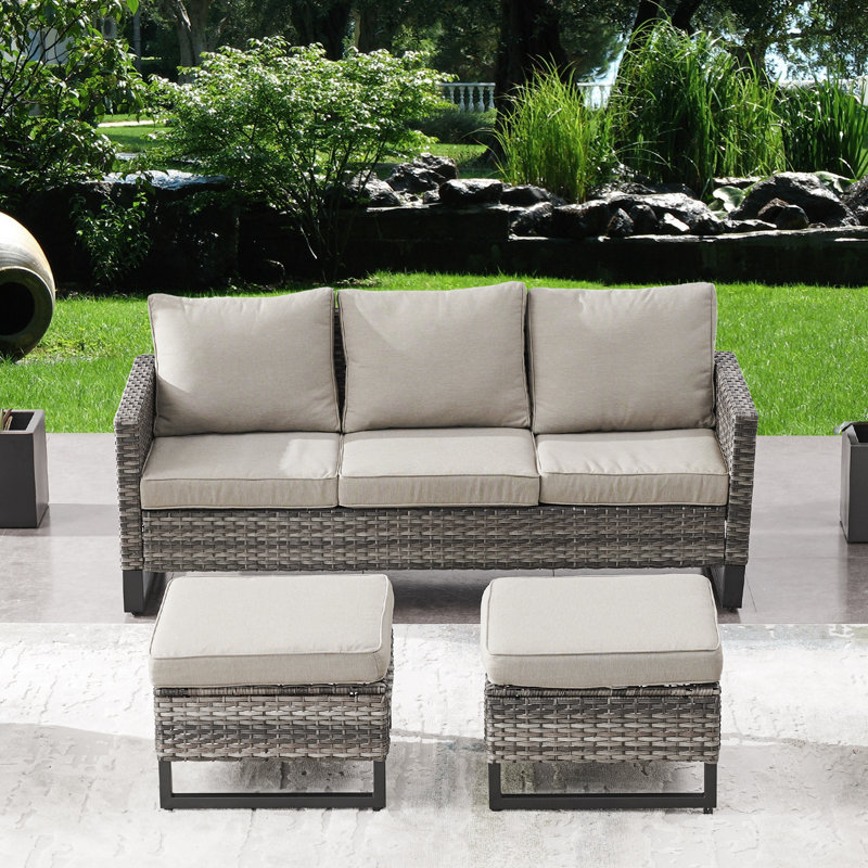 74 po de largeur, gris, Beige