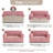 Stretchy Slipcover for Sofa – Machine Washable & Furniture Protector - Comfort Collection-88359767-88359764