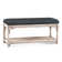 Summer Retreat Wicker Shelf Storage Bench