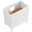 Sebian 36'' Single Bathroom Vanity with Carrara Marble Top-88582646