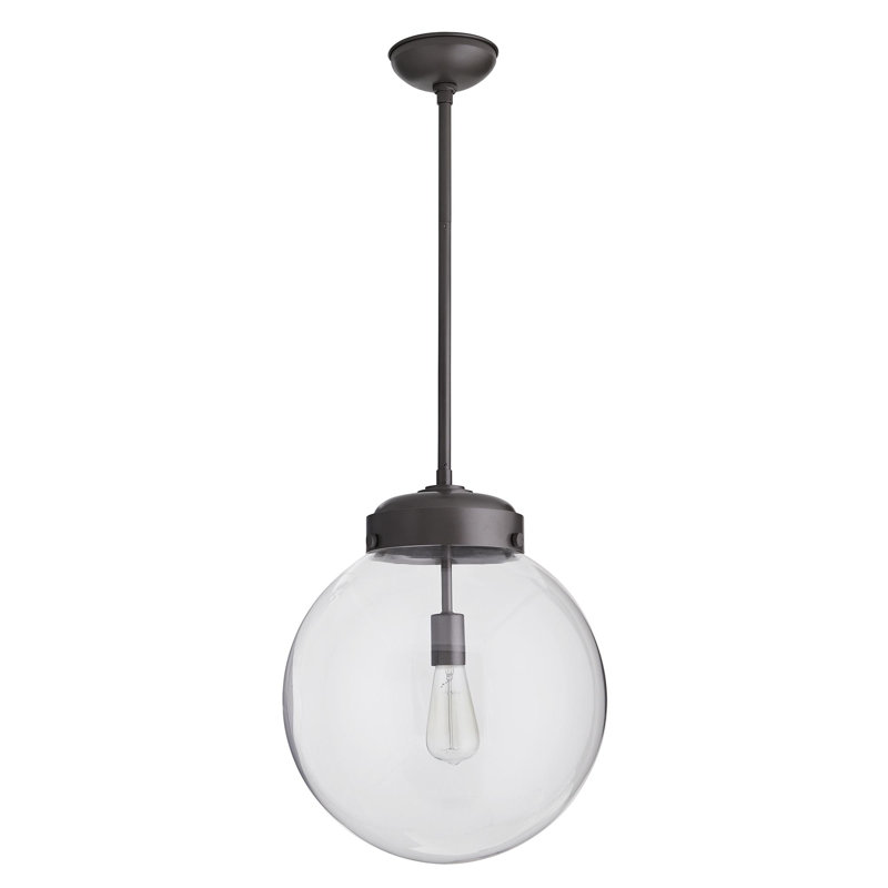 Reeves Outdoor Pendant, Aged Iron