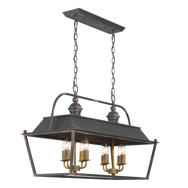Luminaire suspendu linéaire 8 lumières Anyfer