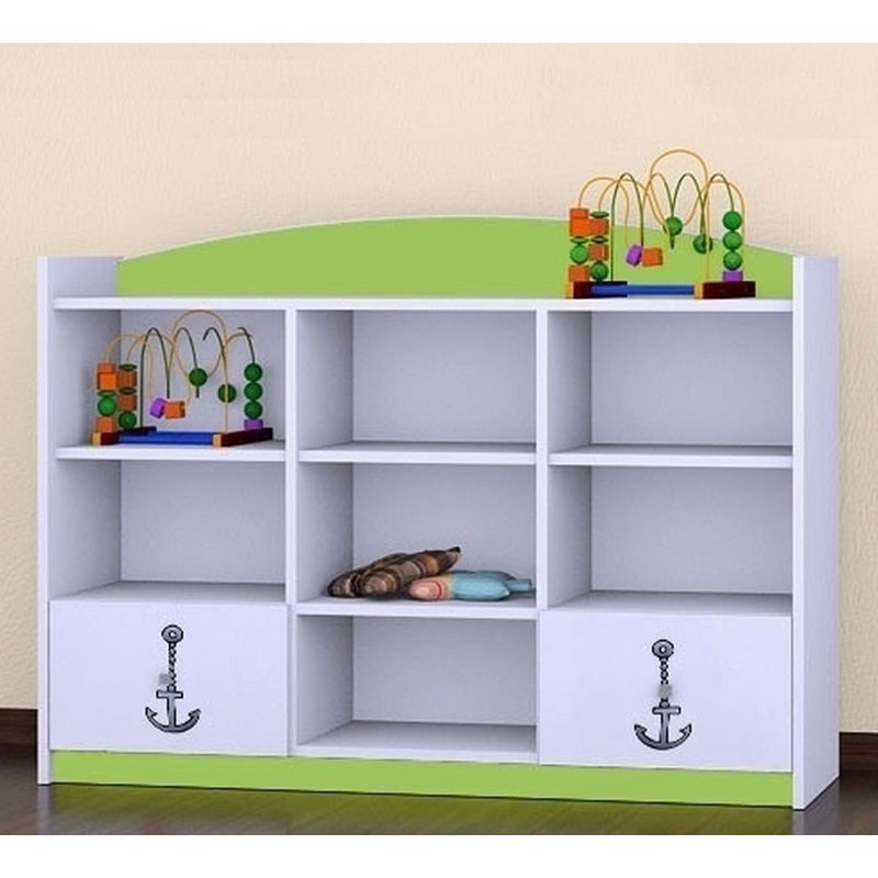Cecelia 92cm H X 129cm W Kids Cube, Green