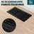 Floor Register 4x10, 8 Pack Black Floor Vent Covers, Heavy Duty Steel Walkable Floor Vents