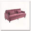 Modern chenille Fabric Loveseat sofa-1938214147