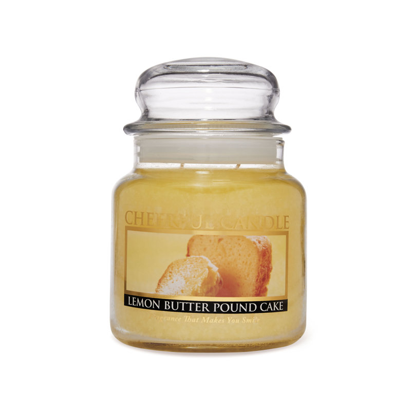Bougie pour pot à gâteau en beurre de citron