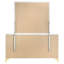 Commode 6 tiroirs avec miroir James White