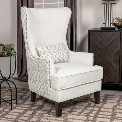 Upholstered Wingback Chair