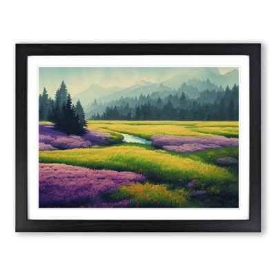 Spring Forest Meadow Vol.2 - Framed Print