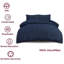 Jermelle Microfiber Solid Colour Duvet Cover Set with Pillowcases Included-293184100