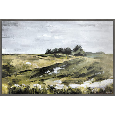 " Weekend Stroll " Painting Print