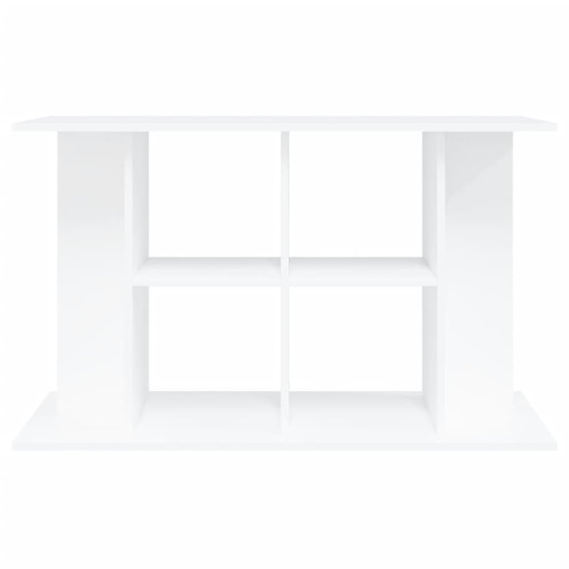 Vidaxl Aquarium Stand Engineered Wood, 60"H x 100"W x 40"D, White