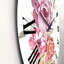 Bouquet de fleurs roses et mauves III - Horloge murale de ferme-60328577