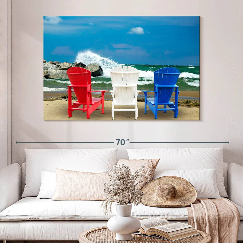Chaises Gillard patriotiques Gillard, H 34 po x l 51 po