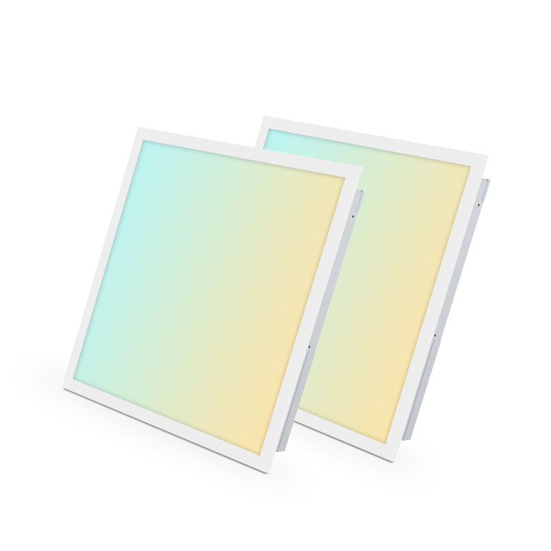 LED Flat Panel Light,Dimmable 0-10V,3CCT LED Flush Mount Ceiling Lights, 25.87" H x 25.55" W x 2.32" D