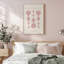 «Pink Retro Bauhaus», affiche I dans un cadre-971146176-968358794