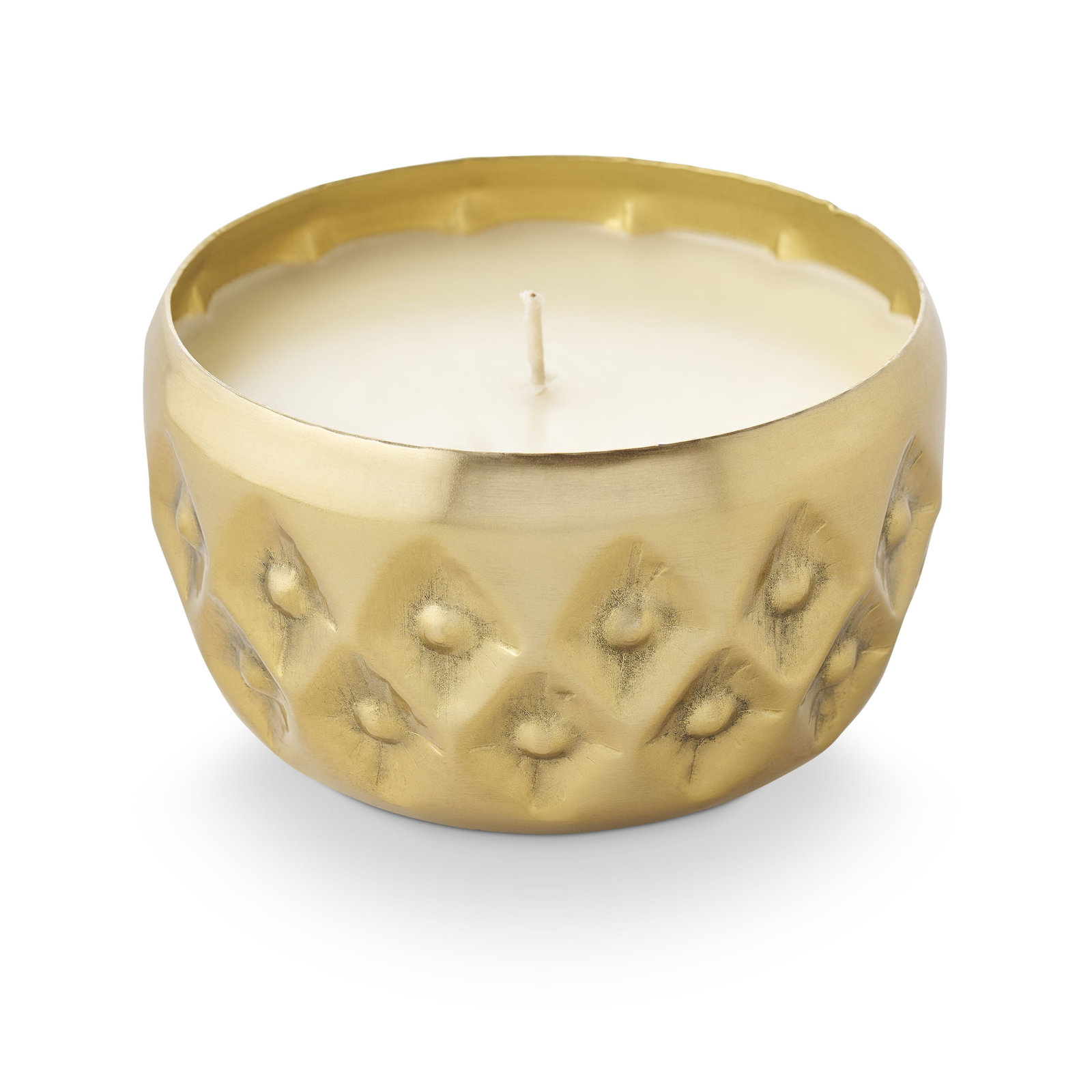 Balsam & Cedar Metal Scented Candle, Gold