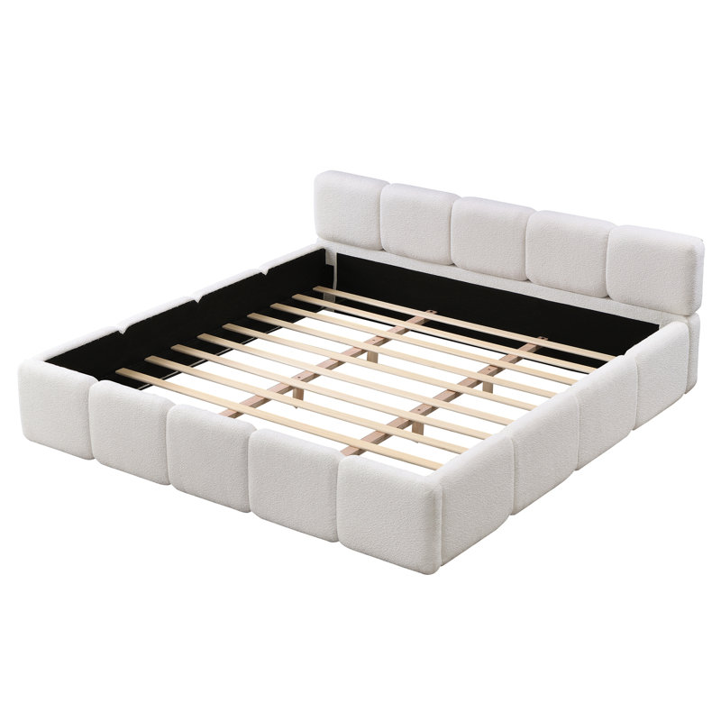 Lit plateforme Boucle, Très grand