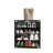 4 Layers Black Shoe Cabinet With Glass Door And Led , Controlled, 52.58 Lb Weight For Living Area 4-Layer Door, & Control, Space, Adjustable
