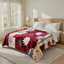 Grande couverture sherpa super pelucheuse, douce et confortable