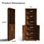 Armoire de coin avec tablette ouverte-324192080