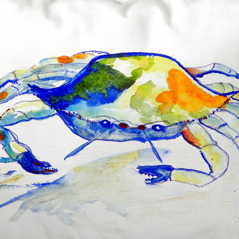 Housse et insert de coussin rectangulaire d'extérieur Crab Crab, Petit