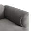 Canapé 4 places avec coussins de siège en éponge pure et repose-pieds détachable, comprenant 3 coussins décoratifs. Idéal pour les salons, les appartements et plus encore.-1405407516