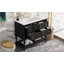 Ensemble de meuble-lavabo 36 po avec lavabo, lavabo en céramique encastré, ensemble de meuble-lavabo autoportant à 4 tiroirs, bois massif