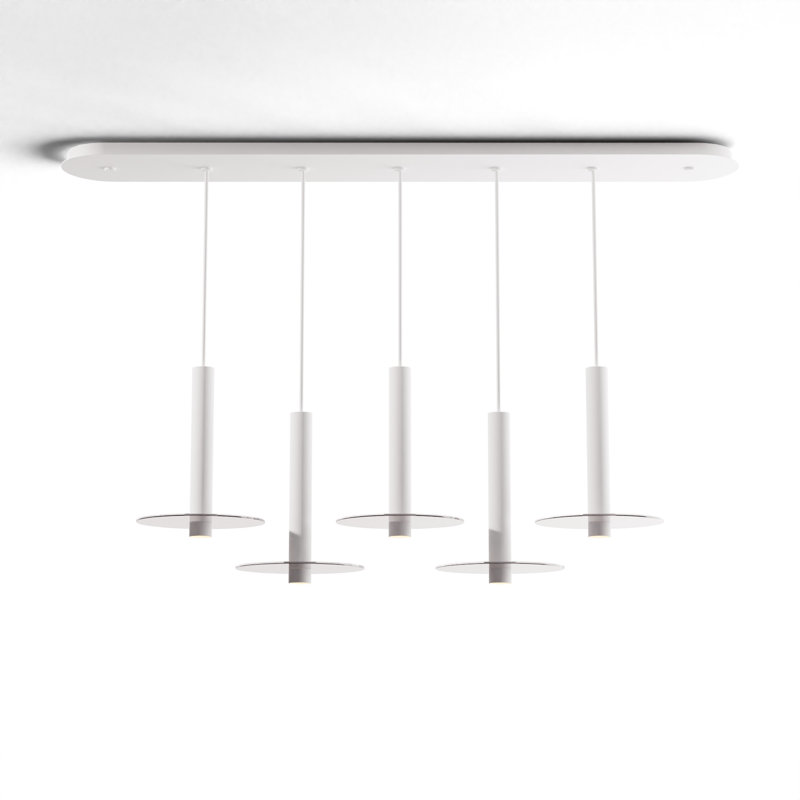 Combi 5 - Light LED Pendant, Matte White