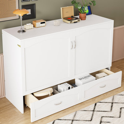 Queen Size Murphy Zadie with drawer and a set of Sockets & USB Ports
