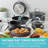 Create Delicious 11 - Piece Non-Stick Aluminum Cookware Set-37032329