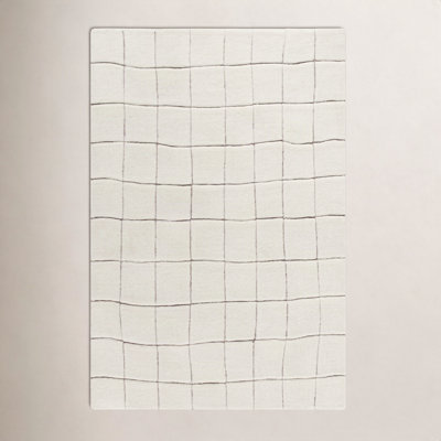 Millside Machine Washable Hand-Tufted Geometric Rug