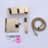 2 Handle Wall Waterfall Faucet with Diverter-63610331