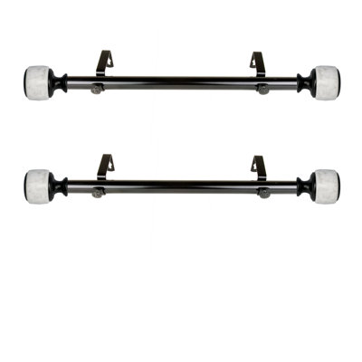 Tringle à rideaux simple réglable 20 po