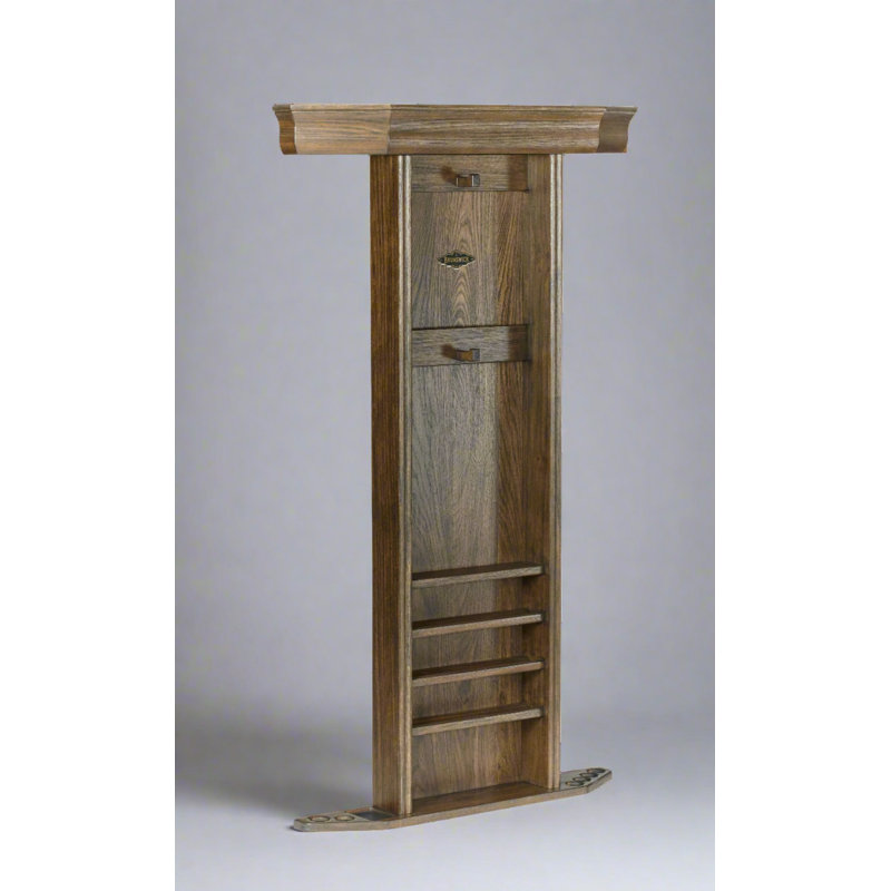 Heritage Wall Cue Rack Espresso, Coffee