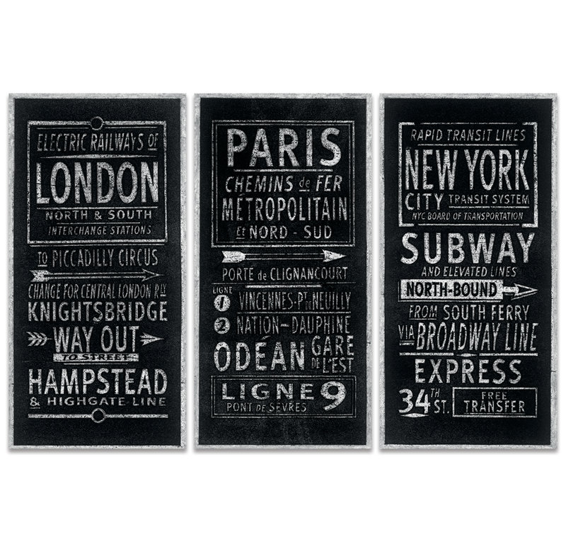 Barry Goodman - 3 Piece Print on Canvas
