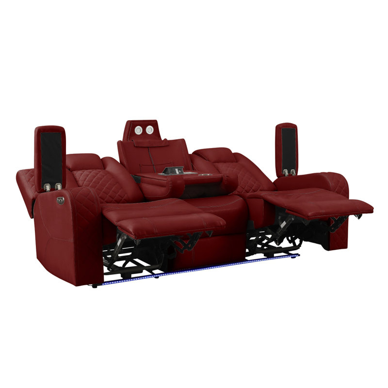 Canapé inclinable Radiant Power, Rouge