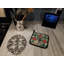 Paire de porte-casseroles Brindle Mastiff Christmas Poinsettas