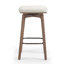Tabouret de comptoir pivotant rembourré Oliviah-2064121764