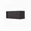 Armoire de rangement murale en noyer teint