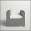 Fauteuil club Aviara - gris
