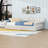 Queen Upholstered Daybed with Built-In LED Light Strips-1722878823