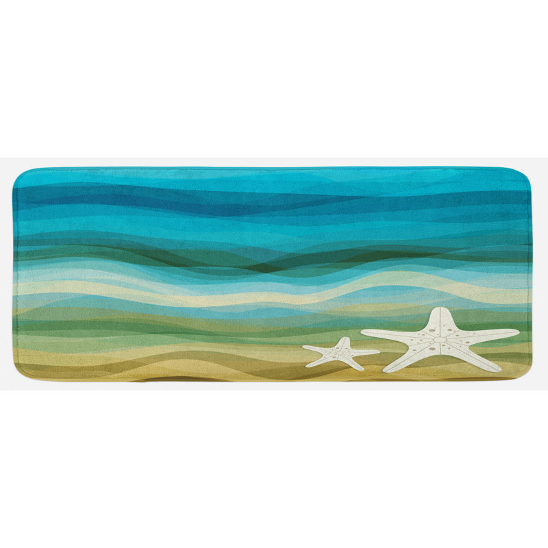 Tapis de cuisine abstrait