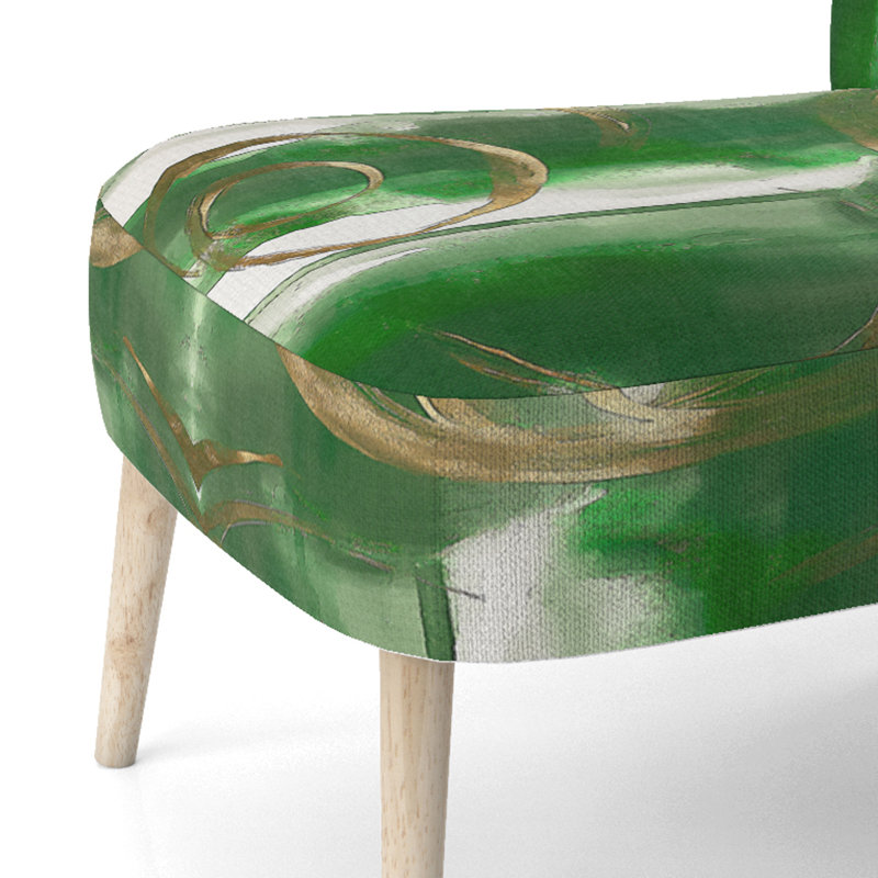 Mettalic II - Chaise d'appoint rembourrée Glam, Purple Velvet