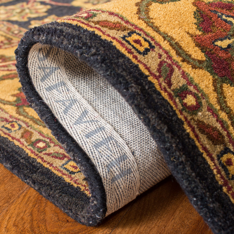 Santoyo Hand Tufted Wool Oriental Rug, Oval 7'9" x 9'6"