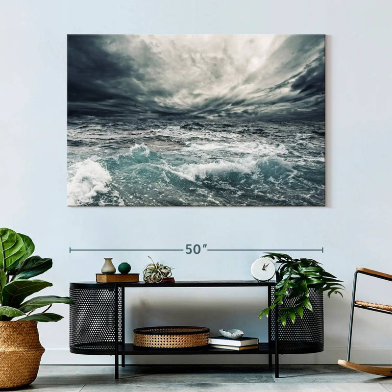 Stormy Canvas Print, 34" H x 51" W x 1.25" D