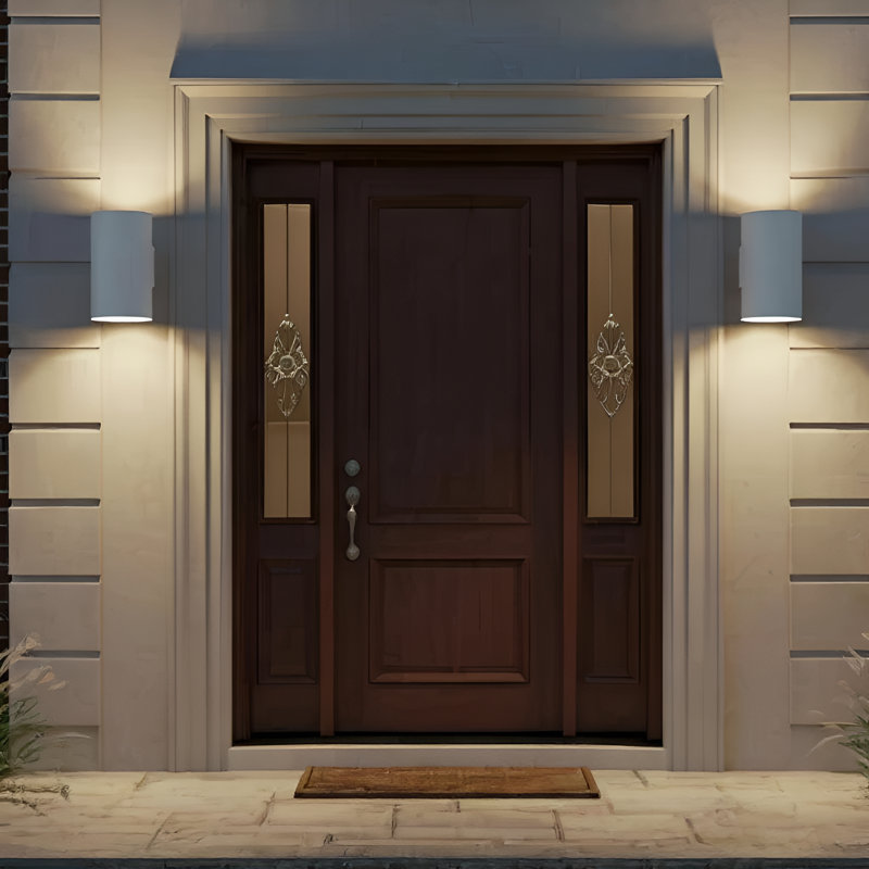 Windsor Sean Lavin Outdoor Cylinders Outdoor Fixture In Outdoor Textured White Finish With Outdoor Textured White Shade