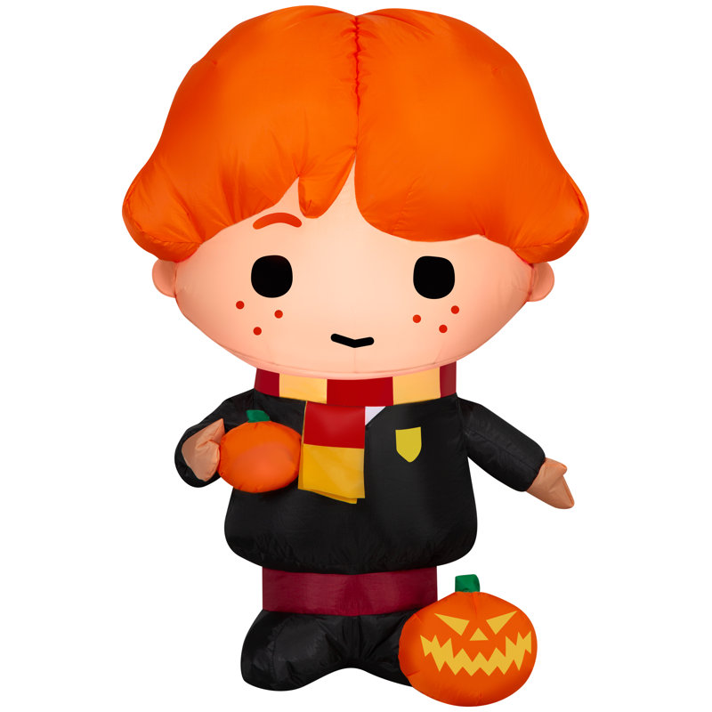 Ron Weasley Halloween Inflatable with Jack O Lanterns