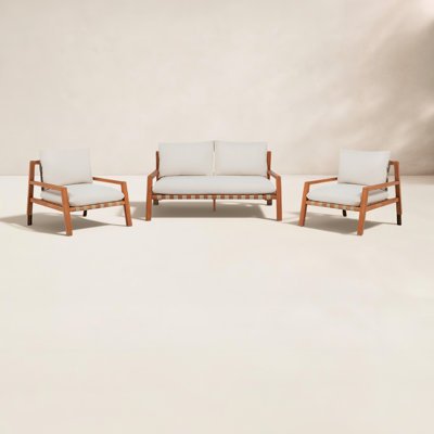 Charlotte 61" Teak Patio Loveseat
