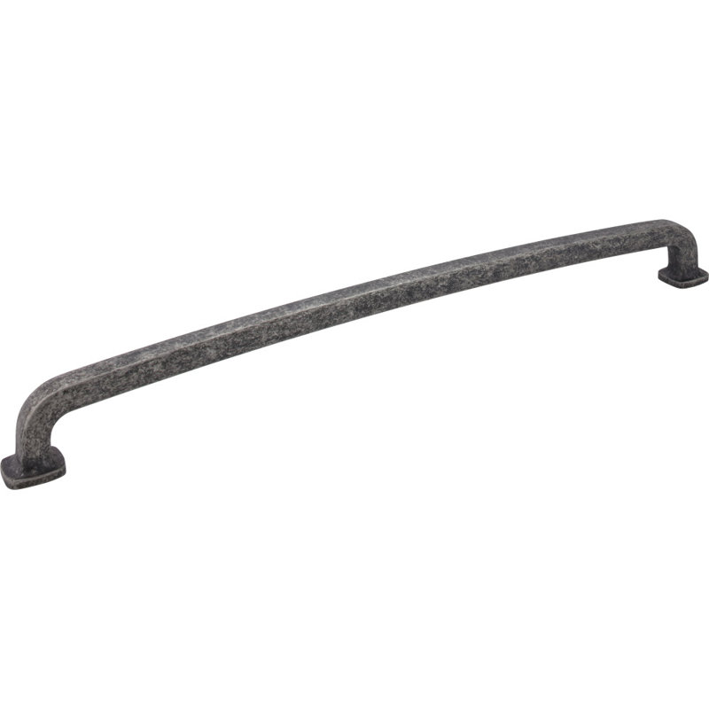 Belcastel I Appliance Pull, Distressed Antique Silver, 18"